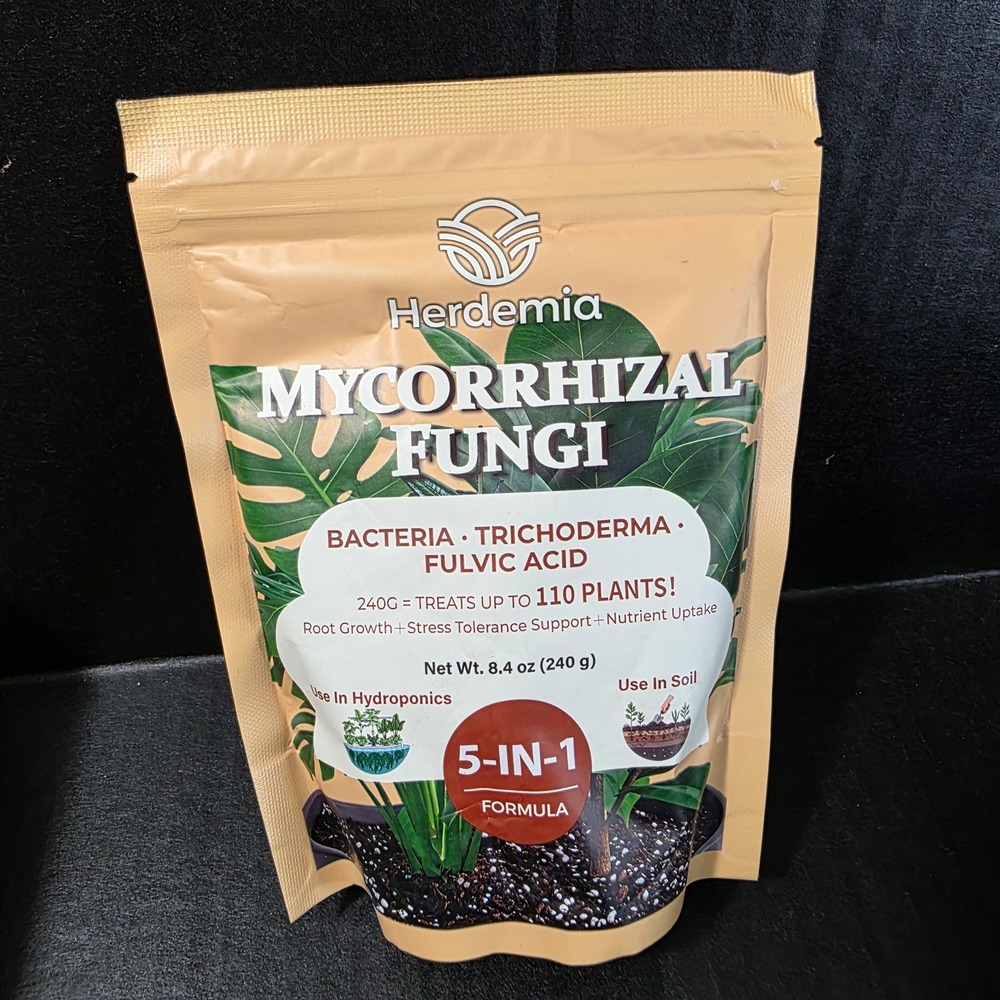 Herdemia Mycorrhizal Fungi 5-in-1 Formula Root Growth Support 8.4oz